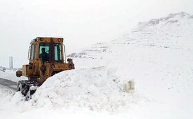 برف راه دسترسی ۳۸۰ روستای قزوین را مسدود کرد