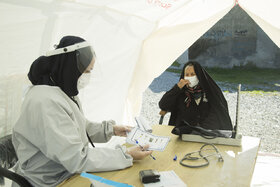 اهدای یک دستگاه نوار قلب به مرکز سلامت روستایی شیخ عامر لامرد