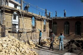 کلنگ زنی ساخت ۱۰۰ واحد مسکن برای محرومان یک روستا در قزوین