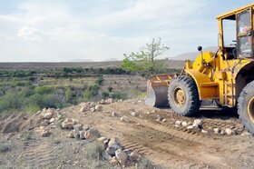 بیش از ۴۰۰ هزار متر مربع از اراضی ملی کردستان رفع تصرف شد