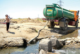 پیگیری کمبود آب در روستاهای باغملک