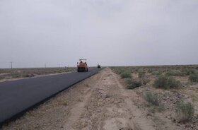 عملیات آسفالت ۶۱ کیلومتر راه روستایی در مازندران