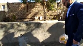 توزیع ۳۵ سبدکالا در روستای قاسم آباد آران و بیدگل