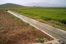 حفر ۱۲۰۰ متر کانال کشاورزی برای توسعه باغات در ملکشاهی