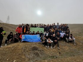 ورزشکاران هیأت روستایی و بومی محلی کردستان نهال کاشتند