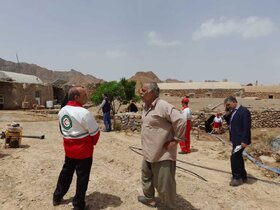 امدادرسانی به ۱۳۰ روستای سیل زده توسط هلال احمر کرمان