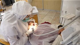خدمات دندان پزشکی جهادگران به به ۵۰۰ نفر در خنداب