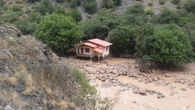خریب کامل ۲ روستا در چالوس