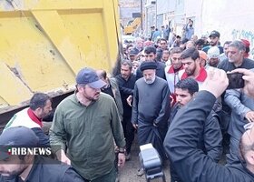 حضور سرزده رئیس جمهور به منطقه سیل زده فیروزکوه