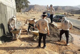 ۳۲۰ جهادگر به سیل‌زدگان روستای آهنگران امدادرسانی می‌کنند