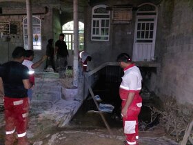 ششمین روز امدادرسانی به سیل‌زدگان روستای مزداران