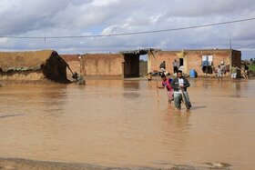 طغیان رودخانه و قطع راه ارتباطی در ۱۰ روستای اندیکا
