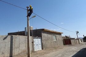 اصلاح شبکه برق ۲۱۷ روستای همدان
