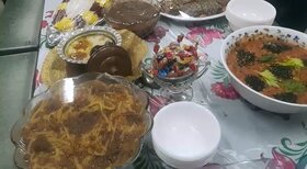 جشنواره غذای سالم در روستای نقده تویسرکان